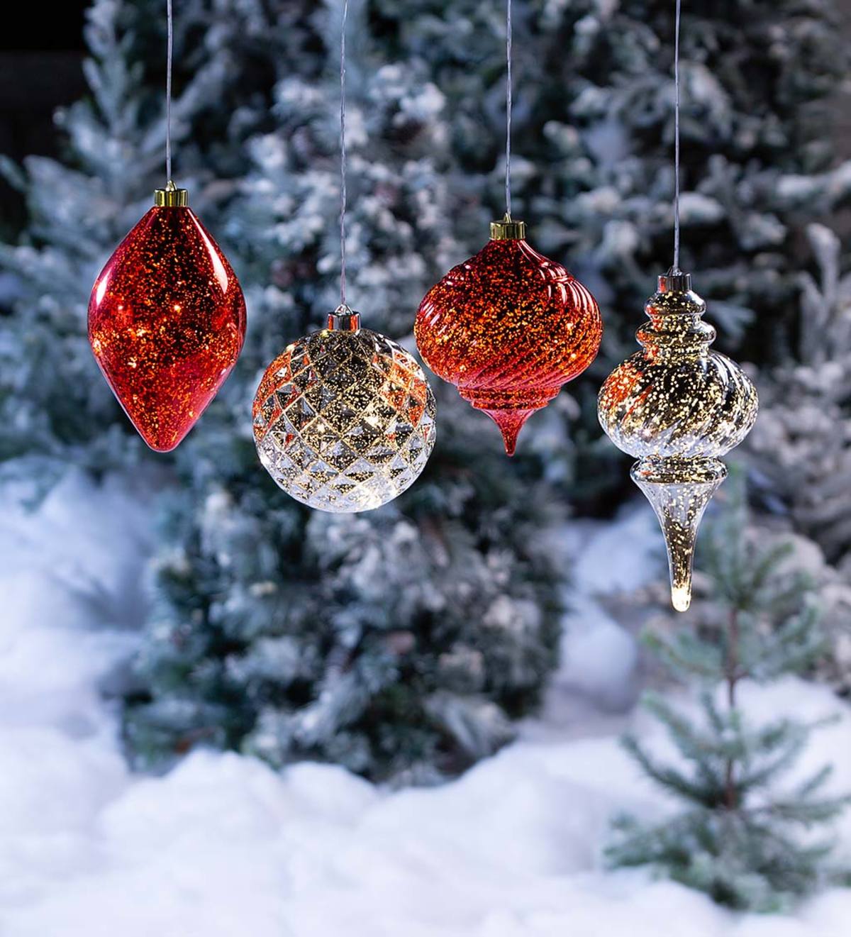 New Outdoor Christmas Ornament Balls for Small Space