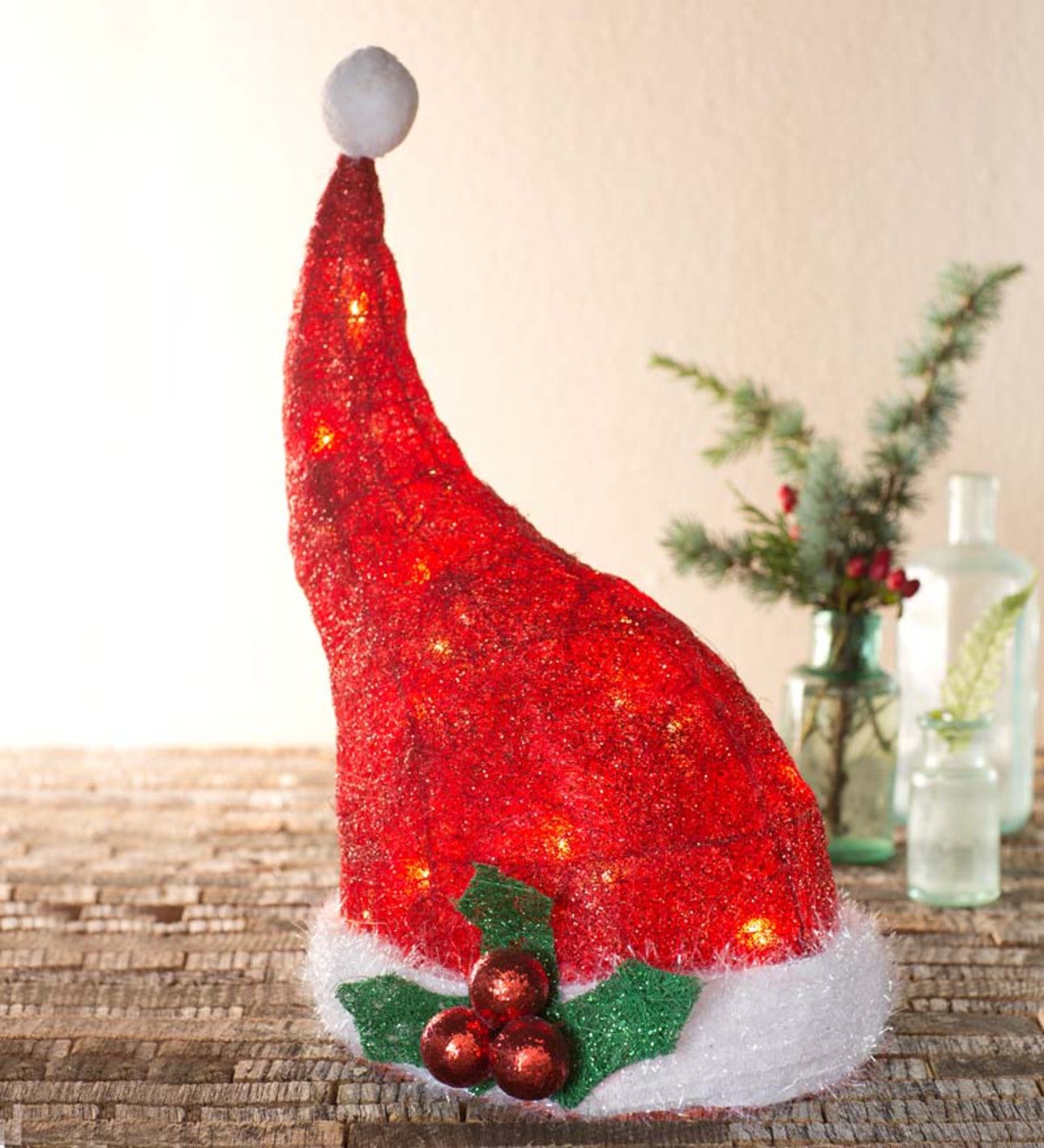 Santa hat decorations
