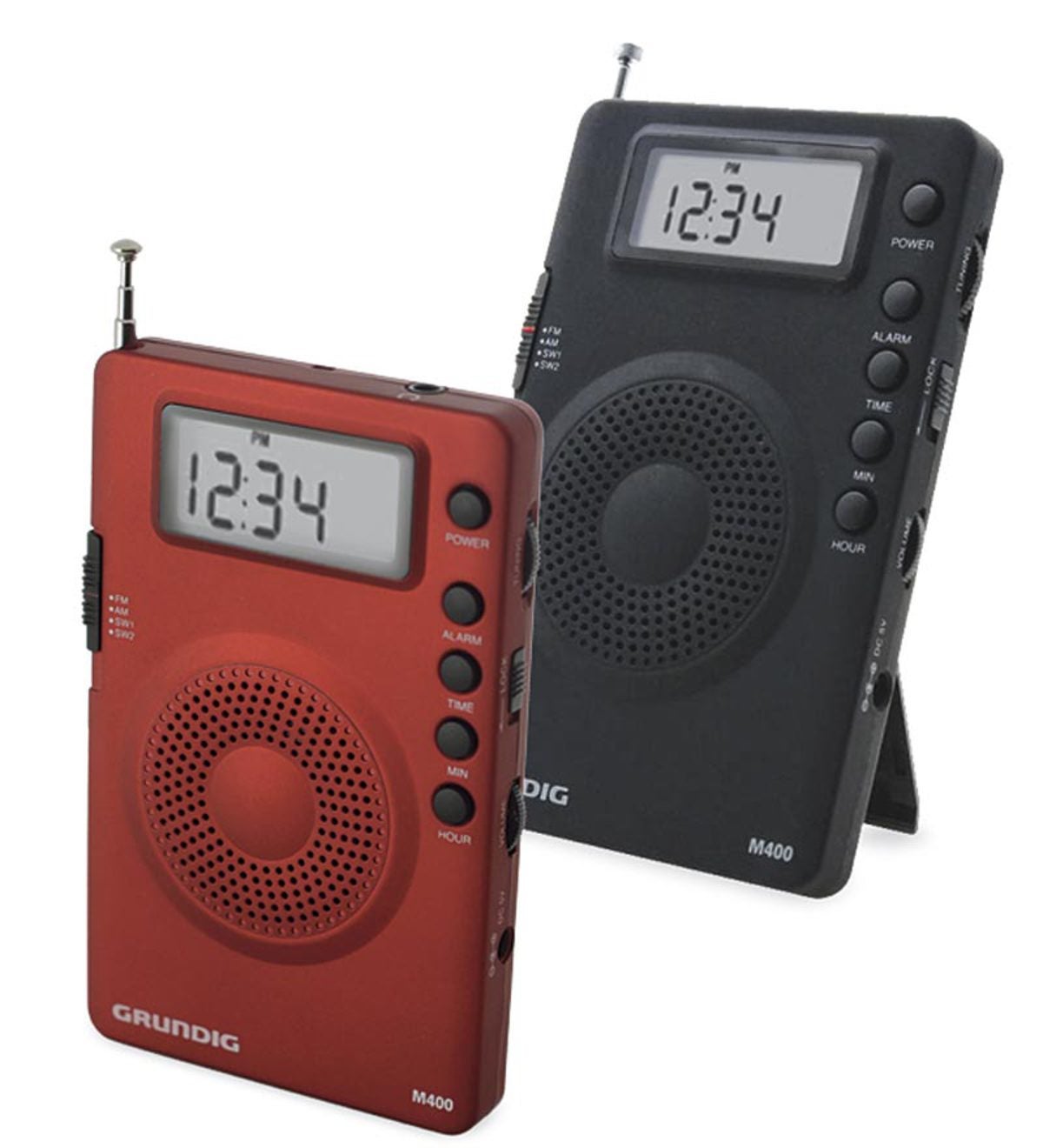 Grundig Mini AM/FM Shortwave Radio By Eton Black Wind