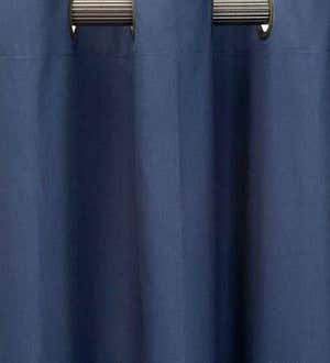 95"L Thermalogic Energy Efficient Insulated Solid Grommet-Top Curtain Pair - Navy