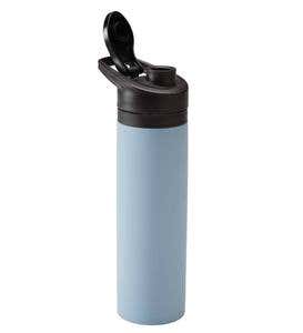 20-ounce Silicone Water Bottle - Blue