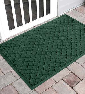 Waterhog Indoor/Outdoor Geometric Doormat, 22" x 60" - Bluestone