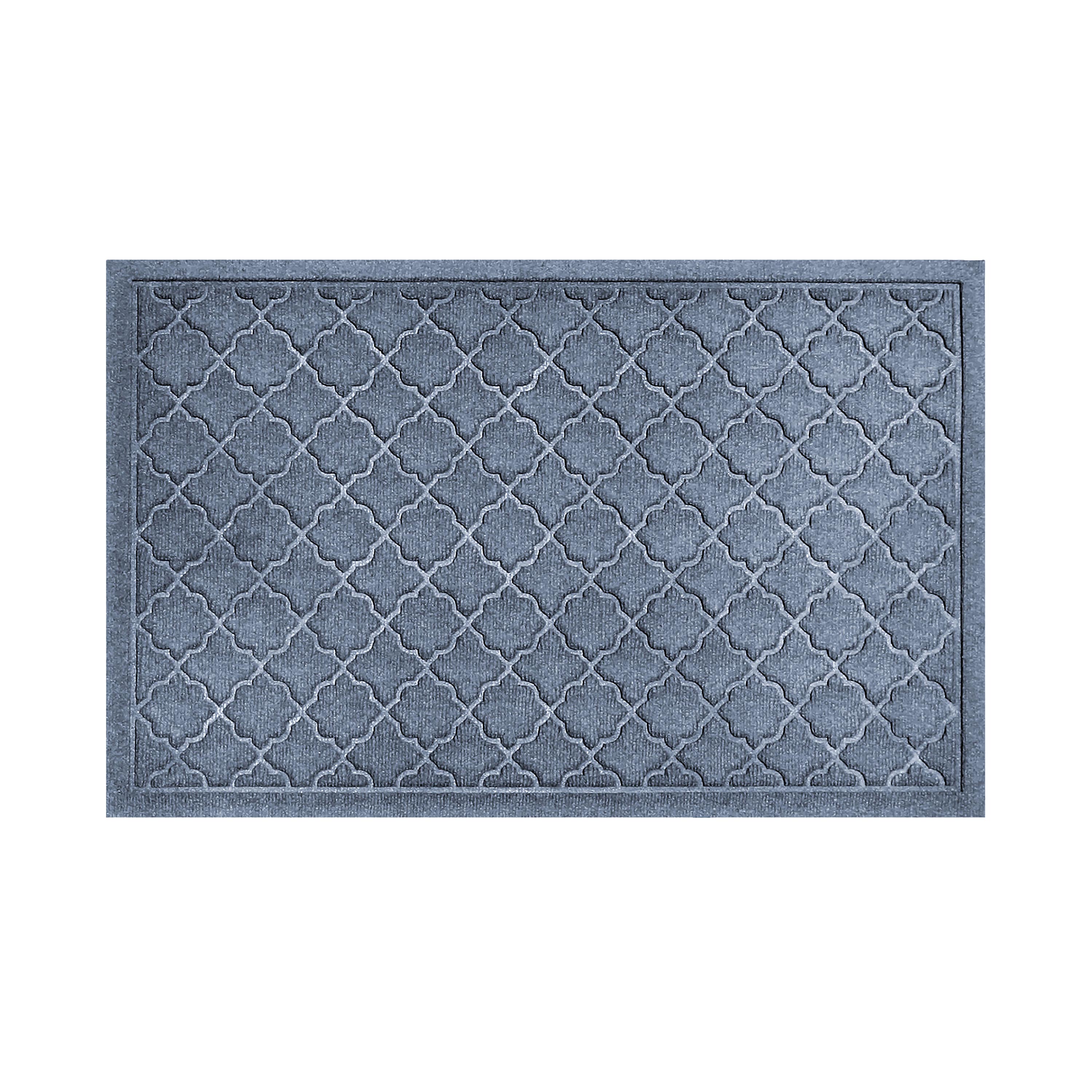 Waterhog Indoor/Outdoor Geometric Doormat, 34" x 52" - Bluestone
