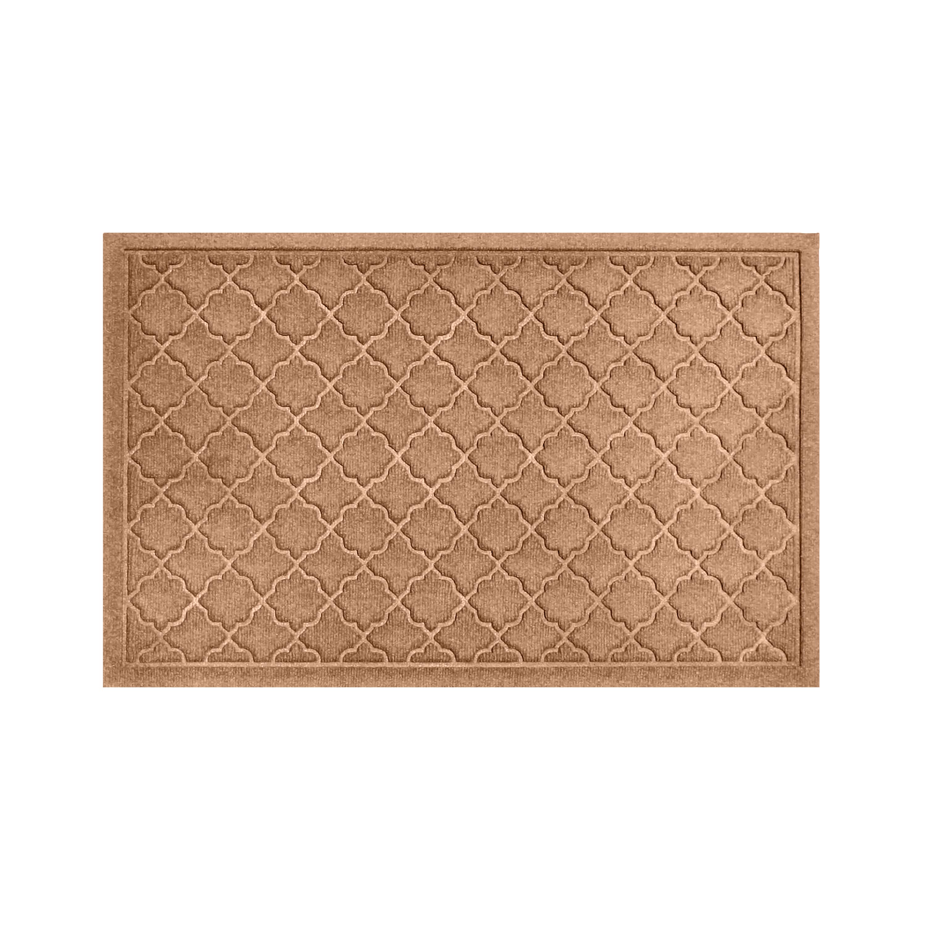 Waterhog Indoor/Outdoor Geometric Doormat, 4' x 6' - Camel