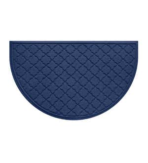 Waterhog Indoor/Outdoor Geometric Half-Round Doormat, 24" x 39" - Camel