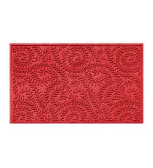 Waterhog Indoor/Outdoor Leaves Doormat, 3' x 5' - Charcoal