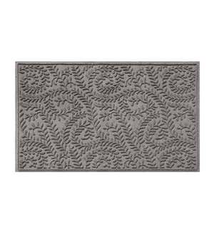 Waterhog Indoor/Outdoor Leaves Doormat, 3' x 5' - Charcoal