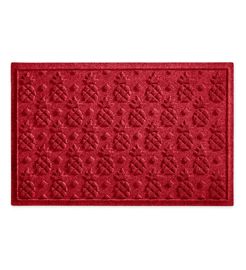 Waterhog Pineapple Doormat, 3' x 5' - Red
