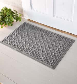 Waterhog Cable Weave Doormat, 2' x 5' - Charcoal