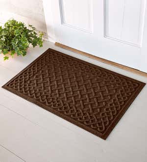 Waterhog Cable Weave Doormat, 3' x 7' - Aqua