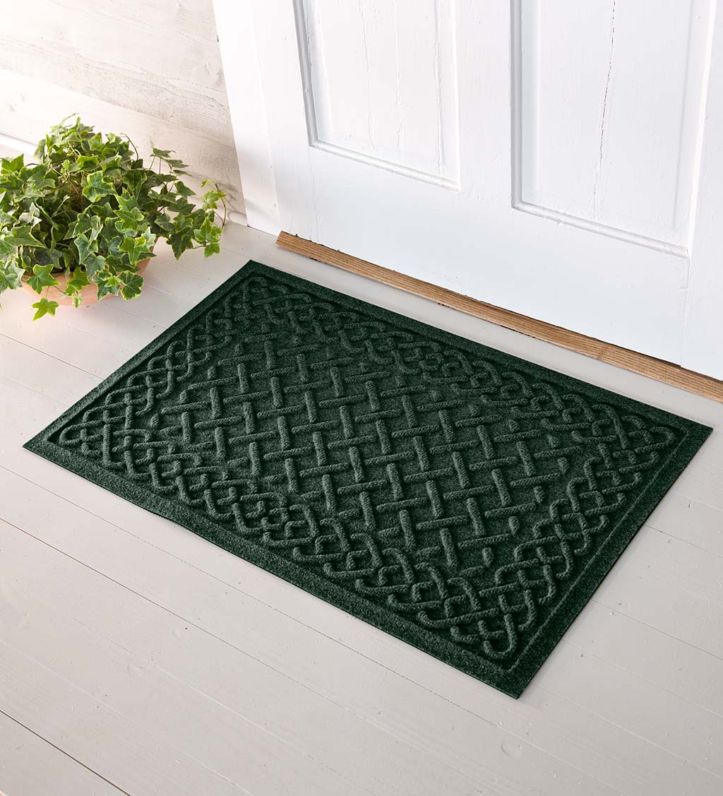 Waterhog Cable Weave Doormat, 2' x 3' - Green