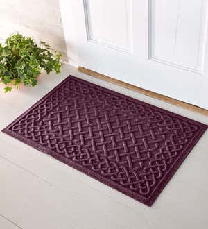 Waterhog Cable Weave Doormat, 2' x 5' - Red