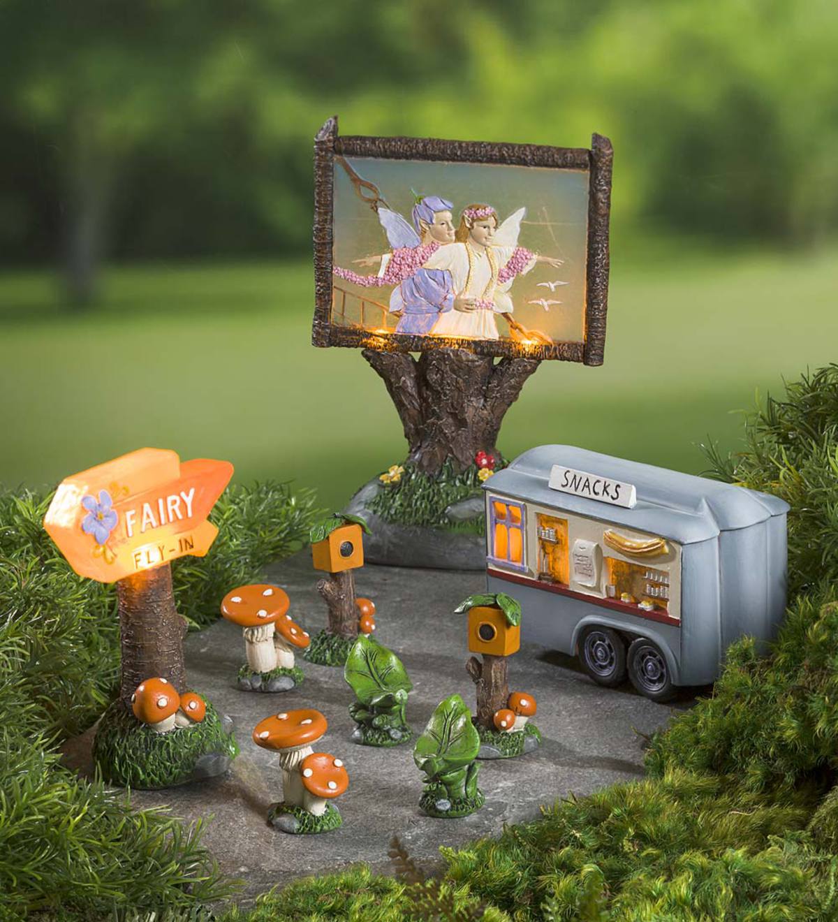 Fairy Fly-In Movie Theater Set
