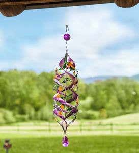 Metal Dragonfly Hanging Helix Spinner