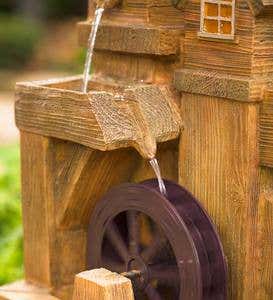 Solar Watermill Fountain with Spinner