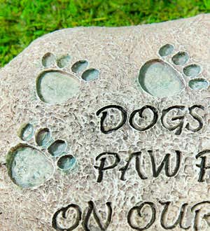 Paw Prints Pet Garden Stone Memorial