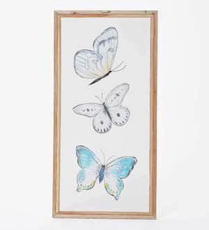 Framed Printed Screen Wall Art - Butterfly