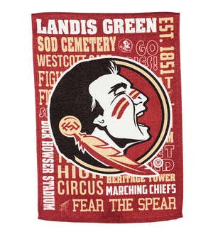 Double-Sided Fan Rules College Team Pride Sueded House Flag - Florida State