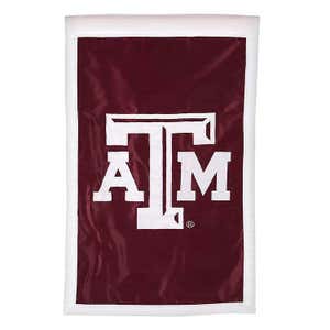 Double-Sided College Team Pride Applique House Flag - Texas A&M