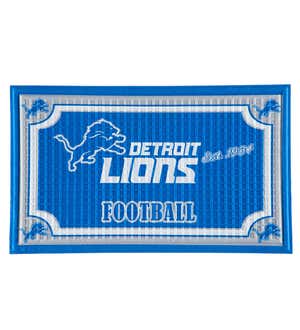 Indoor/Outdoor NFL Team Pride Embossed Doormat - Carolina Panthers
