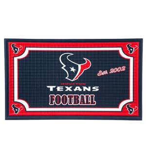 Indoor/Outdoor NFL Team Pride Embossed Doormat - Houston Texans