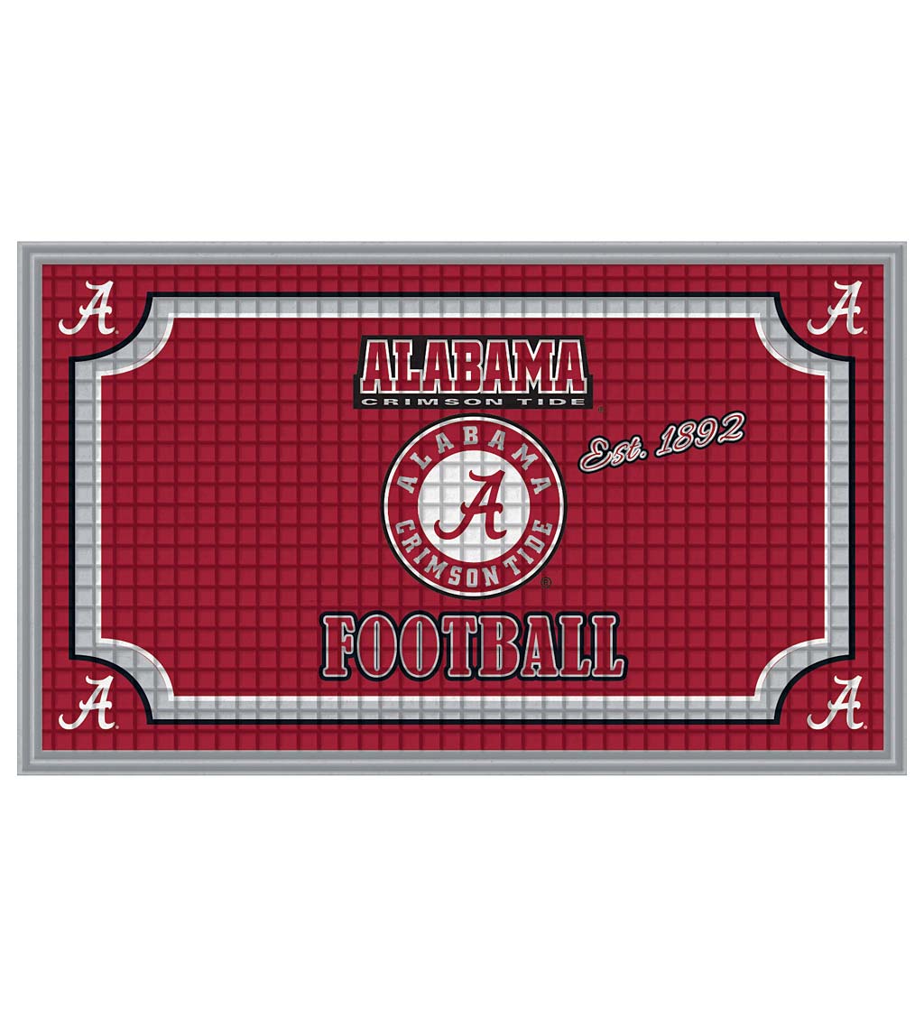 Indoor/Outdoor College Team Pride Embossed Doormat - Univ of Alabama