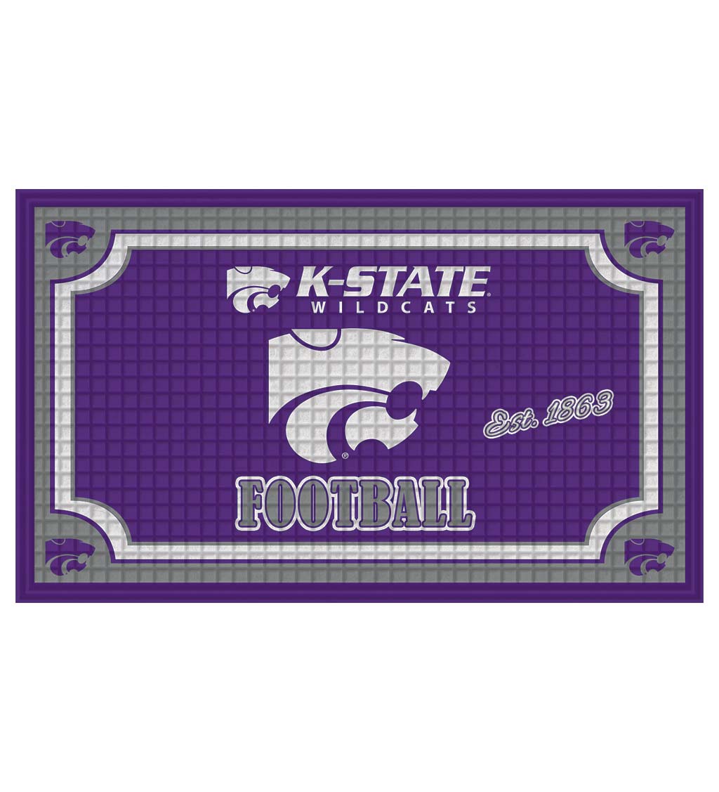 Indoor/Outdoor College Team Pride Embossed Doormat - Kansas State