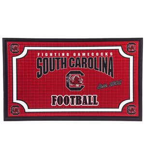 Indoor/Outdoor College Team Pride Embossed Doormat - Univ of South Carolina