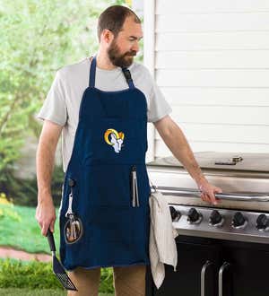 Deluxe Cotton Canvas NFL Team Pride Grilling/Cooking Apron - Pittsburgh Steelers