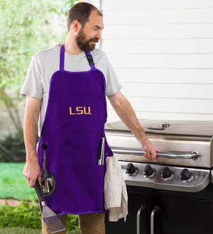 Deluxe Cotton Canvas College Team Pride Grilling/Cooking Apron - Univ of Texas