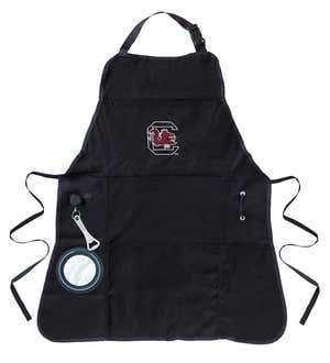 Deluxe Cotton Canvas College Team Pride Grilling/Cooking Apron - Michigan State