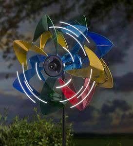 Solar Flower Wind Spinner