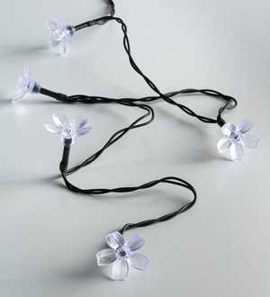 Multi-Function, Color-Changing Solar Flower String Lights