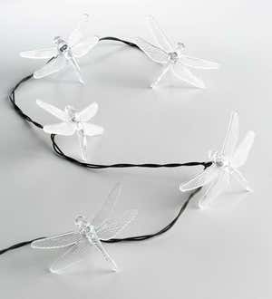 Multi-Function, Color-Changing Solar Dragonfly String Lights