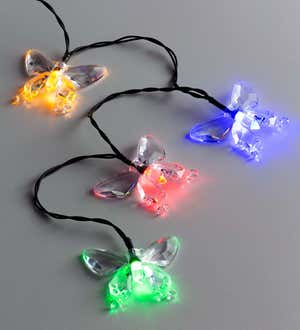 Multi-Function, Color-Changing Solar Butterfly String Lights