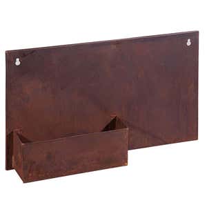 Rusted Wall Planter