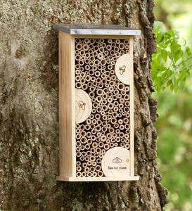 Wooden Tower Bee House