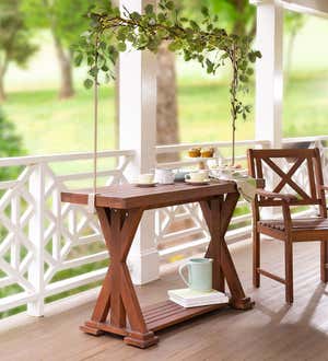 Indoor/Outdoor Adjustable Decorating Rod for Over the Table - Taupe