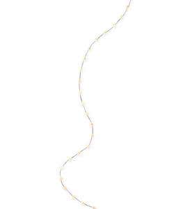 Firefly String Lights, 240 Warm White LEDs on Bendable Wire, Electric, 40'L - Silver