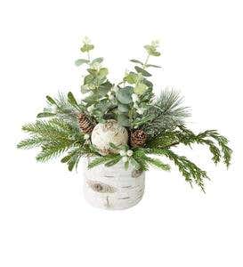 Snow-Kissed Holiday Greenery