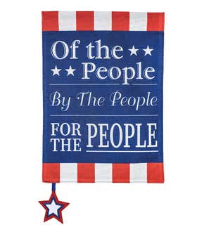 For the People Americana Garden Flag