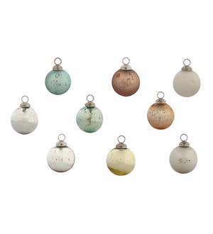 Mint Christmas Chic Round Ornaments, Set of 48