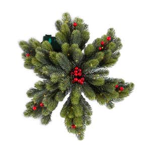 Wintergreen Lighted Holiday Snowflake