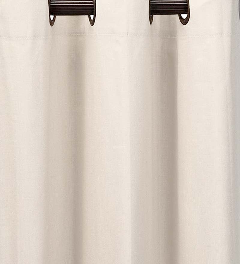 63"L Thermalogic Energy Efficient Insulated Solid Grommet-Top Curtain Pair - Natural