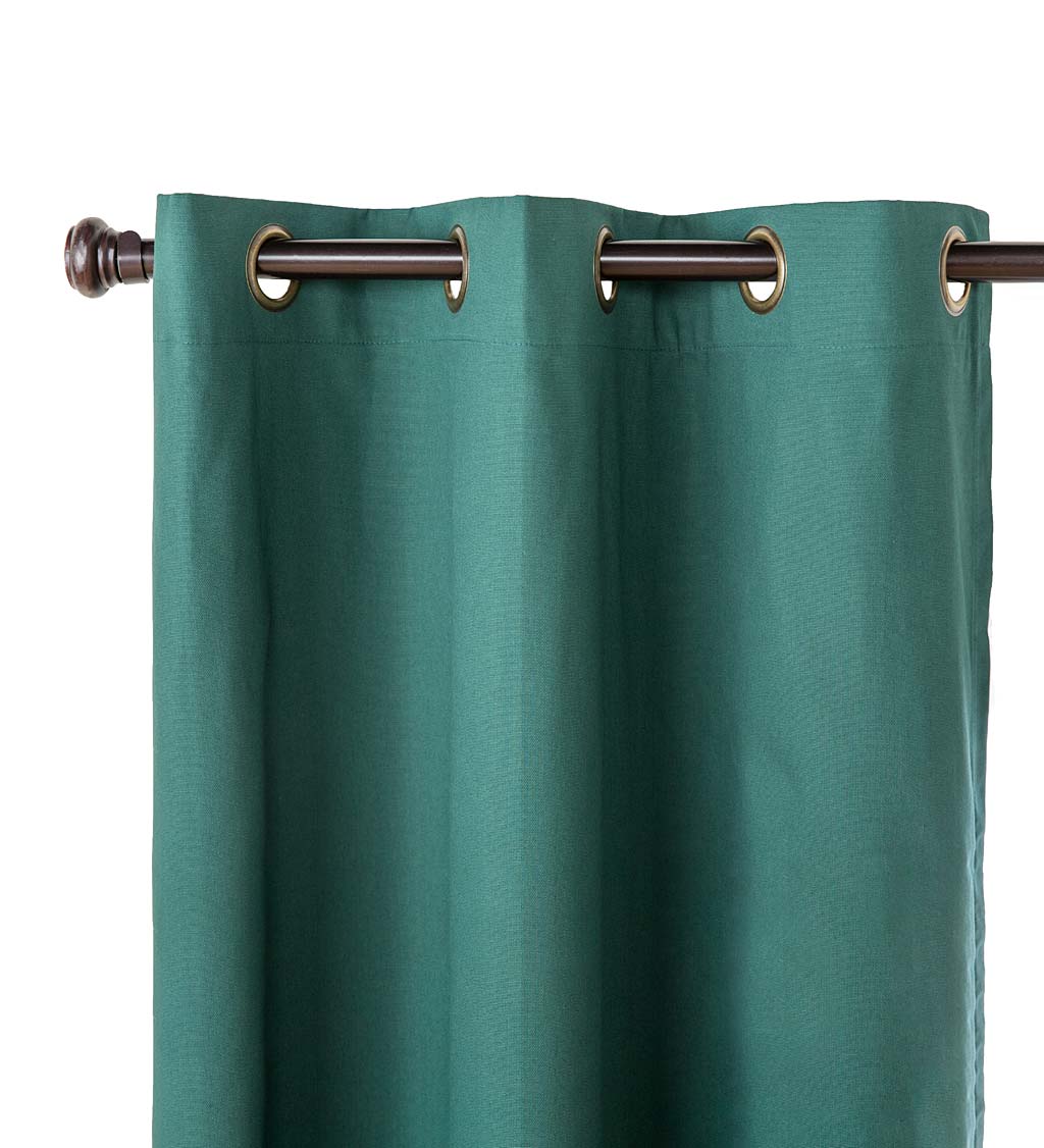 84"L Double-Width Thermalogic Energy Efficient Insulated Solid Grommet-Top Curtain Pair - Pine