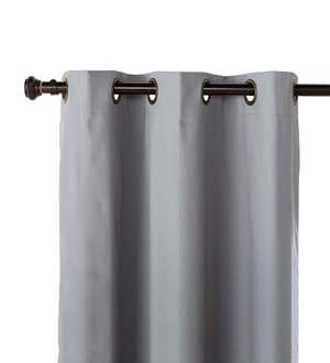 84"L Thermalogic Energy Efficient Insulated Solid Grommet-Top Curtain Pair - Gray