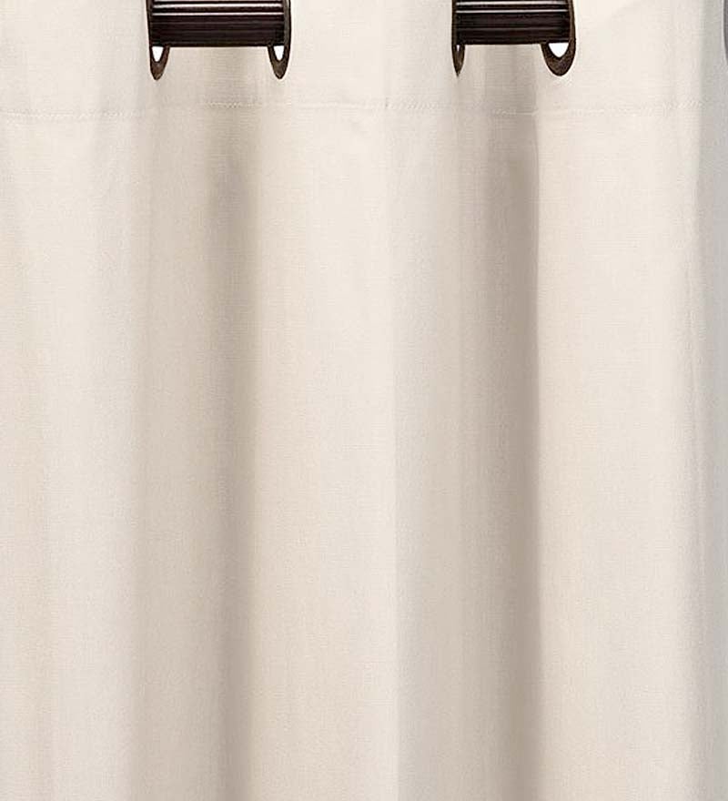 84"L Thermalogic Energy Efficient Insulated Solid Grommet-Top Curtain Pair - Natural
