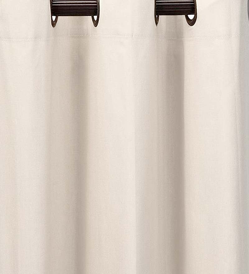 84"L Double-Width Thermalogic Energy Efficient Insulated Solid Grommet-Top Curtain Pair - Natural