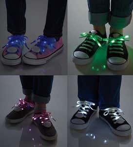 Light-Up LED Shoelaces - Blue