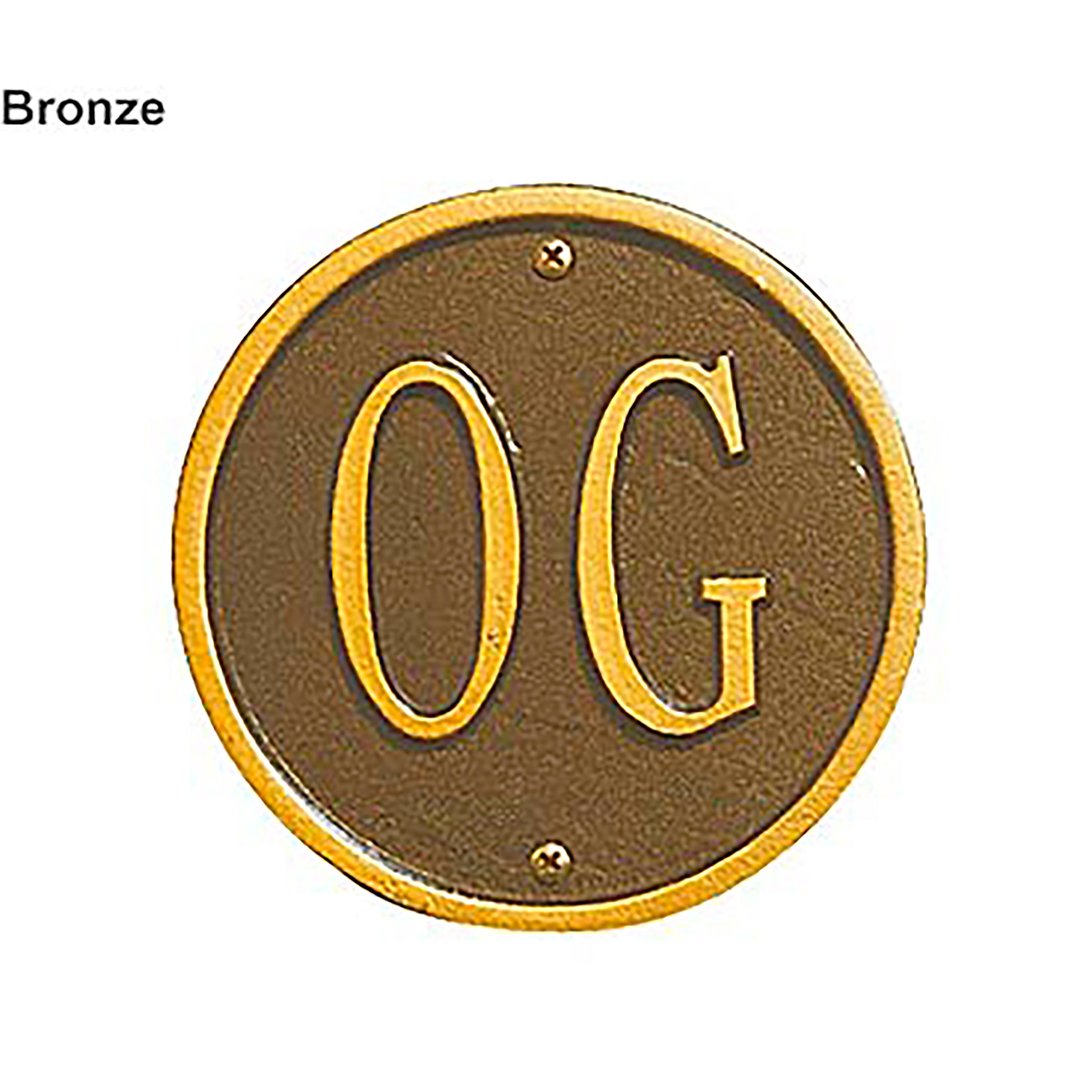Custom Songbird Plaque - Bronze